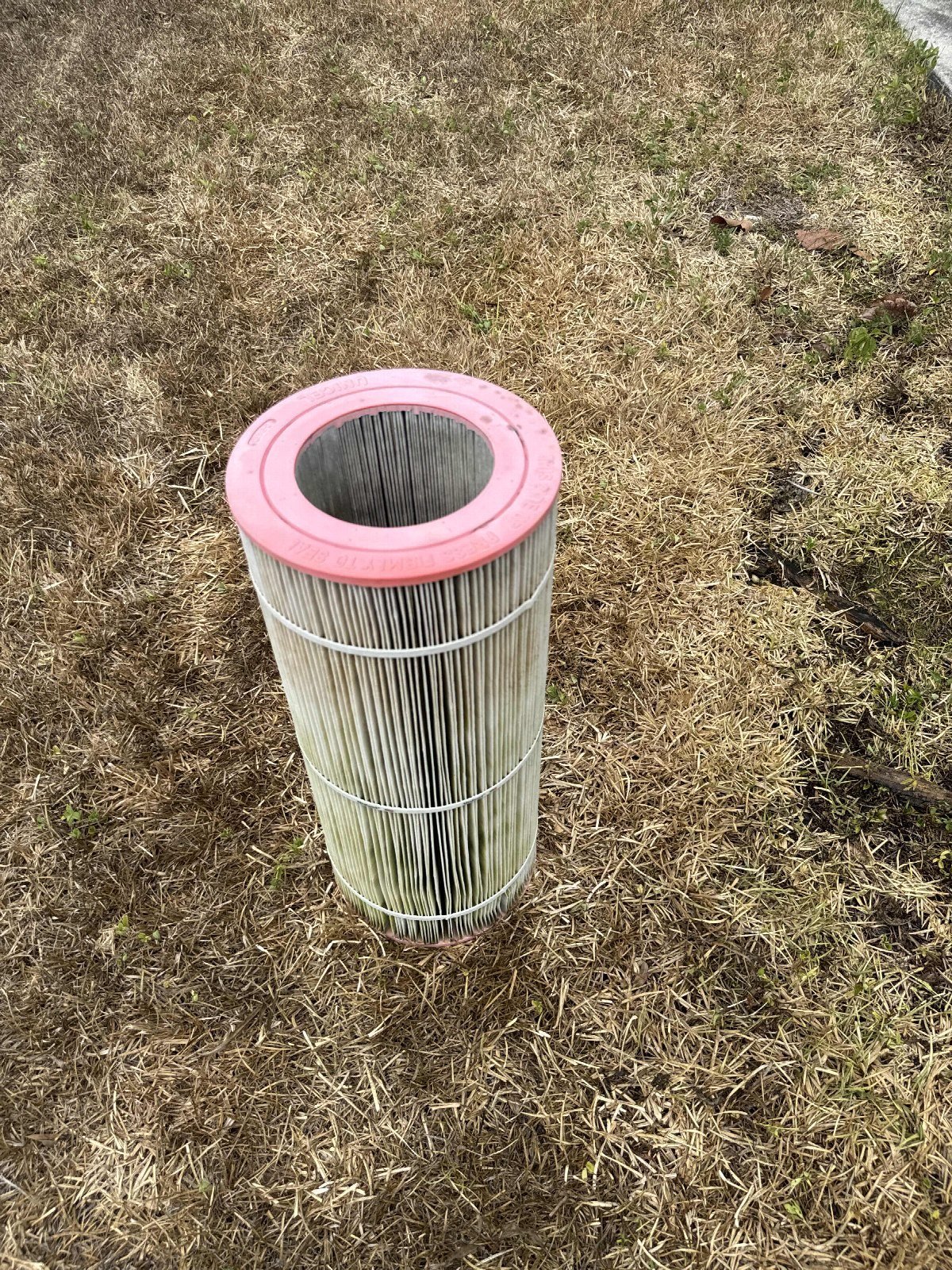 Filter cartridge after the clean